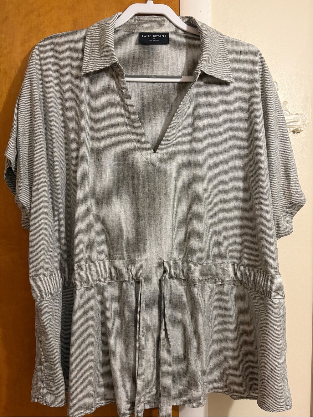 Lane Bryant linen top